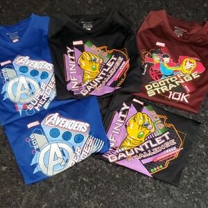 Bundle Of MA T-Shirts - Blue, Black, Burgundy